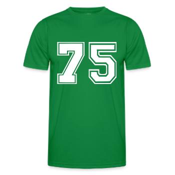 75 - Männer Funktions-T-Shirt - Kelly Green - Vorne - AI Model Male 178 dark (178cm)