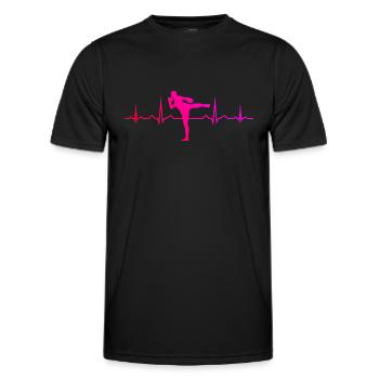 Boxe Thaï Boxeur Thaï Boxe Thaï Hommes Muay Thai - T-shirt sport Homme - noir - Devant - AI Model Male 178 dark (178cm)