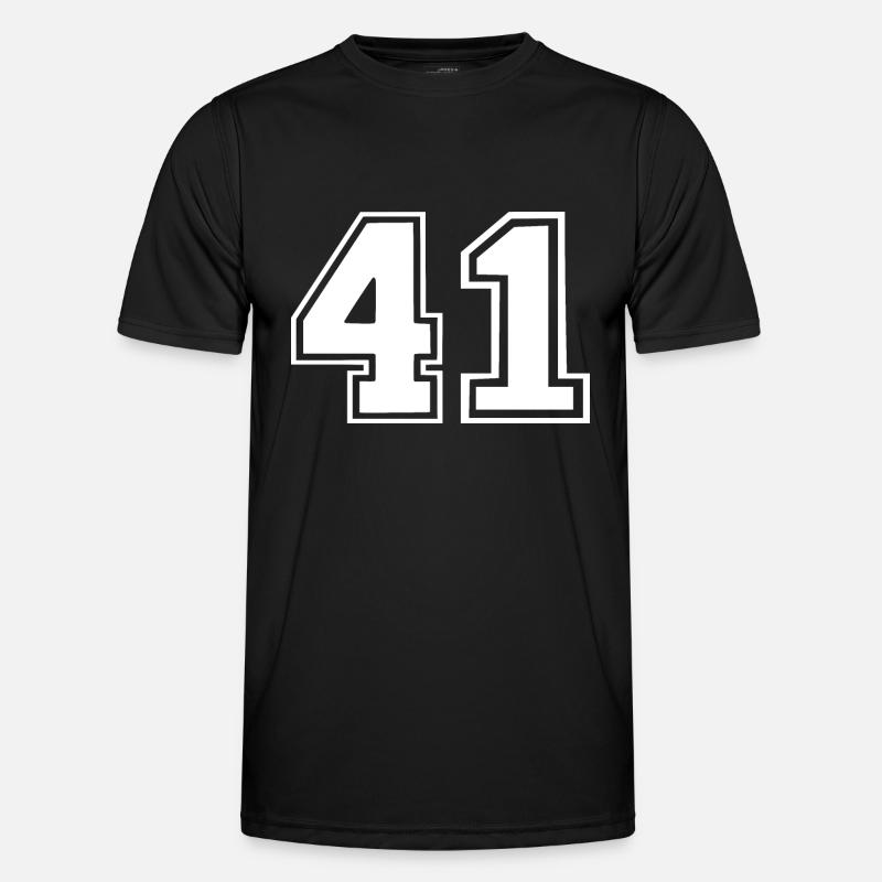 41 - Männer Funktions-T-Shirt - Schwarz