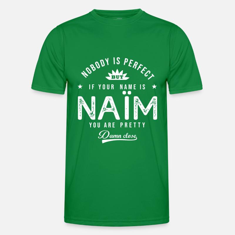 Naïm personalisiertes Geschenk Arabisch name Naïm Männer Funktions-T-Shirt