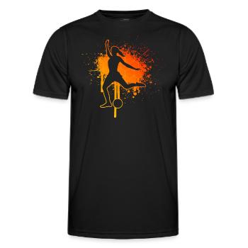 Football Women Footballers Men's Football Games - Men's Functional T-Shirt - black - Front - AI Model Male 178 dark (178cm)
