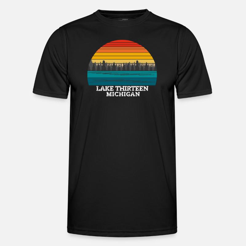 Lac Treize Michigan T-shirt sport Homme