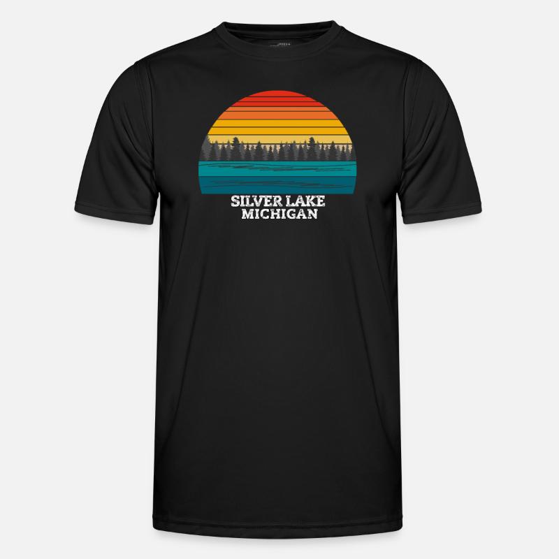Silver Lake Michigan Men's Functional T-Shirt