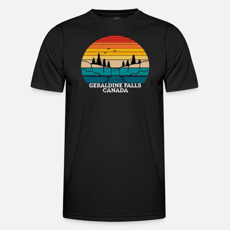Geraldine Falls Canada - Men's Functional T-Shirt - black