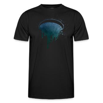 Parapente Parapente Parapente - T-shirt sport Homme - noir - Devant - AI Model Male 178 dark (178cm)
