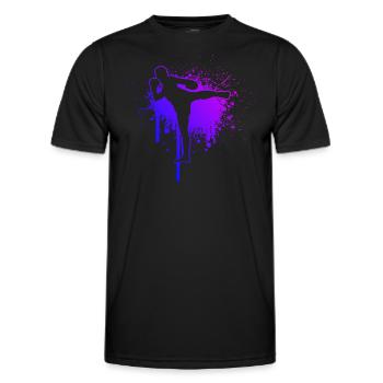 Thai Boxing Thai Boxing Muay Thai Thai Boxing Women - Men's Functional T-Shirt - black - Front - AI Model Male 178 dark (178cm)