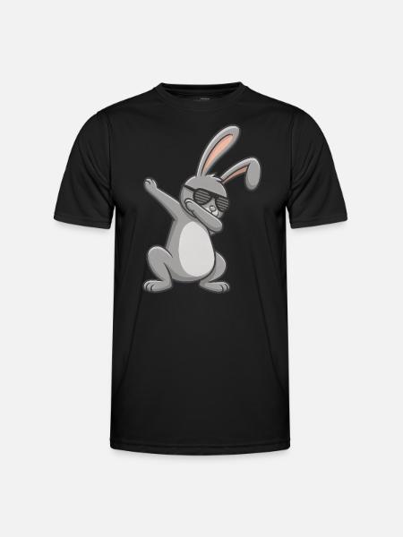 Easter Bunny Dab Easter - Men's Functional T-Shirt - black