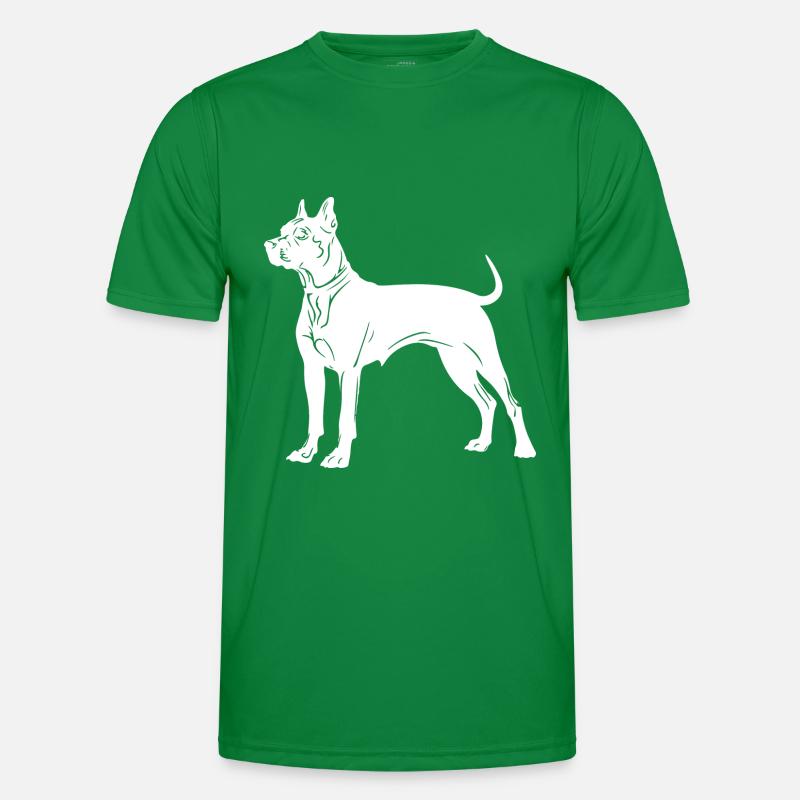 Pit Dog Silhouette Men's Functional T-Shirt