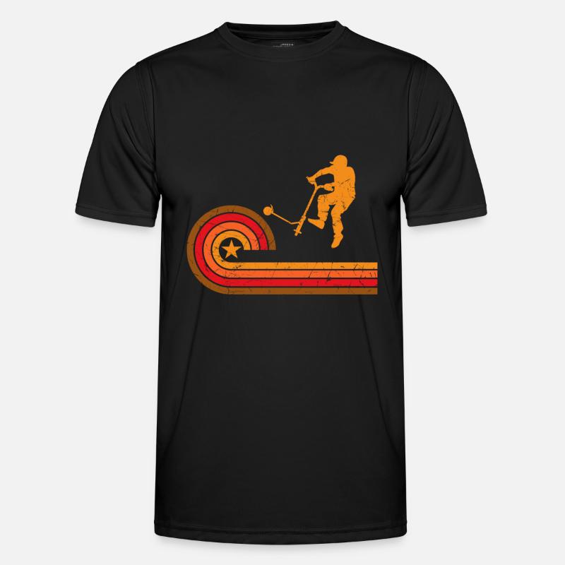 Scooter Stunt Scooter Gift Boy - Men's Functional T-Shirt - black