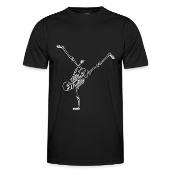 Breakdance Breakdancer Breakdancing - T-shirt sport Homme - noir - Devant - AI Model Male 178 dark (178cm)