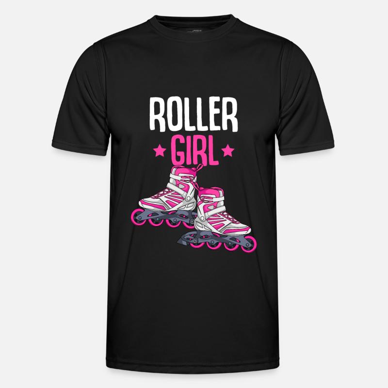 Inline Skates Inline Skating Inline Skater - Männer Funktions-T-Shirt - Schwarz
