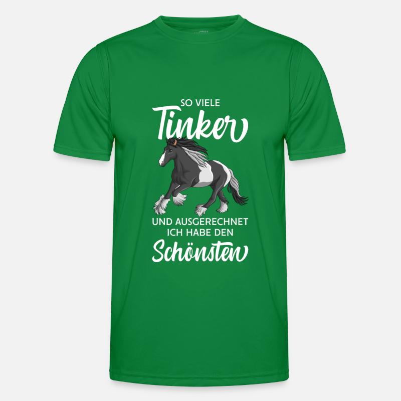 Tinker Pferd Reiterin Damen Pferde Mädchen Männer Funktions-T-Shirt