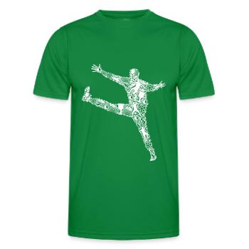 Handball Goalkeeper Handball Players Boys Children - Men's Functional T-Shirt - kelly green - Front - AI Model Male 178 dark (178cm)