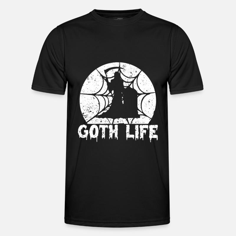 Gothic Goth life - Men's Functional T-Shirt - black