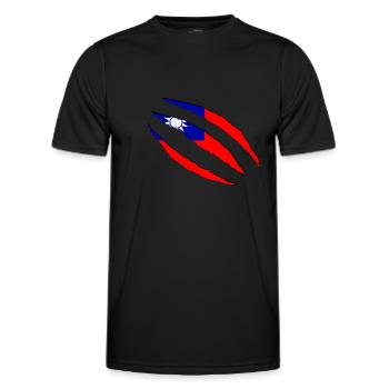 Taiwan taiwan - Männer Funktions-T-Shirt - Schwarz - Vorne - AI Model Male 178 dark (178cm)
