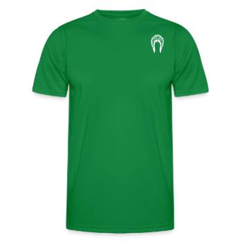 Chief Logo - Men's Functional T-Shirt - kelly green - Front - AI Model Male 178 dark (178cm)