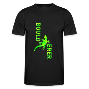 bouldering - T-shirt sport Homme - noir - Devant - AI Model Male 178 dark (178cm)