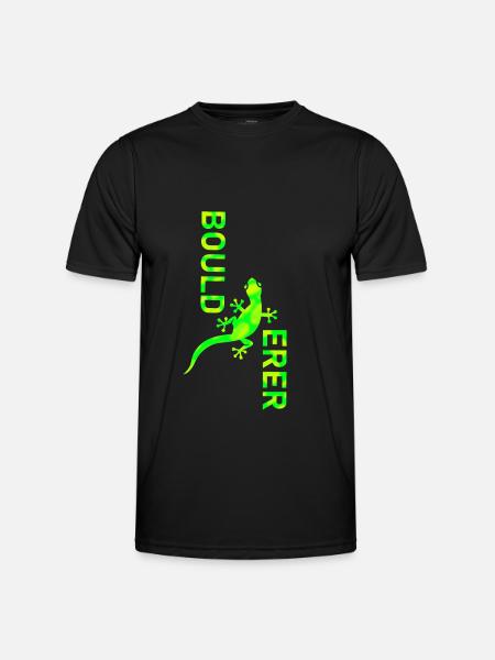 bouldering - Men's Functional T-Shirt - black