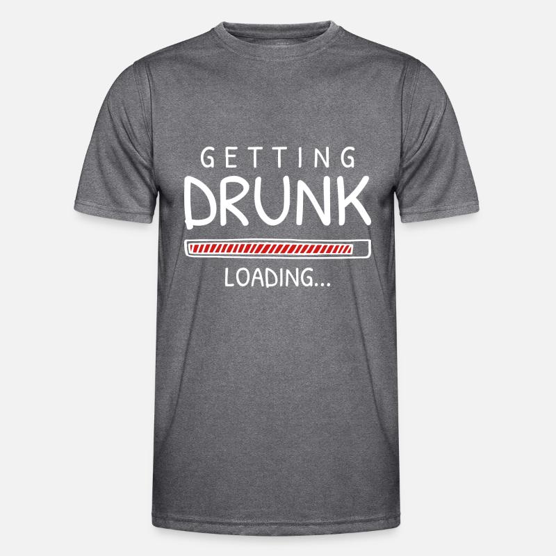 Getting Drunk Loading Men's Functional T-Shirt