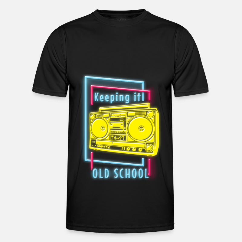 Uv Techno House Männer Funktions-T-Shirt