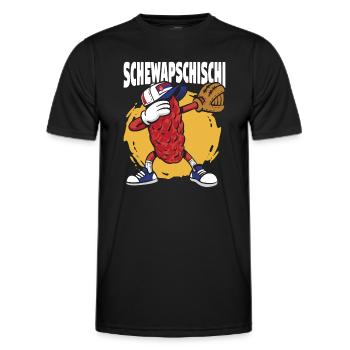 Shevapshishi - Cevapcici Balkan cuisine Balkan - T-shirt sport Homme - noir - Devant - AI Model Male 178 dark (178cm)