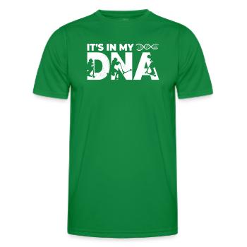 It's in my DNA Stuntscooter Trickscooter Roller - Männer Funktions-T-Shirt - Kelly Green - Vorne - AI Model Male 178 dark (178cm)