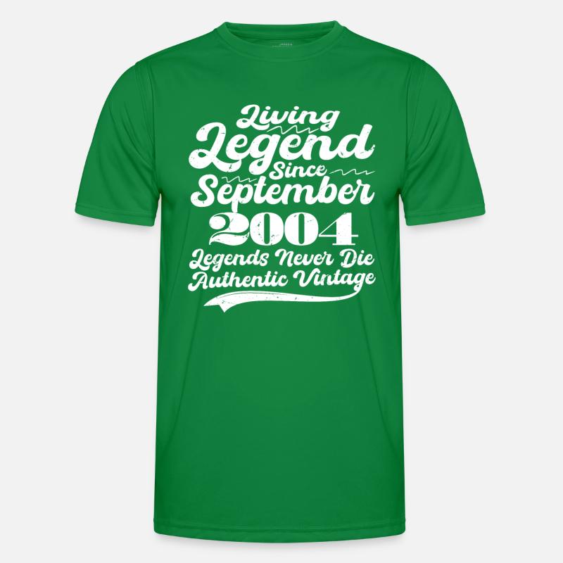 Es war einmal eine Legende. September 2004 Geburts Männer Funktions-T-Shirt