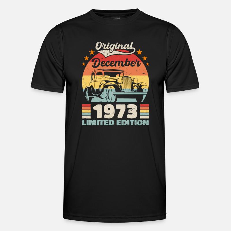 December 1973 Birthday present December 1973 Men's Functional T-Shirt