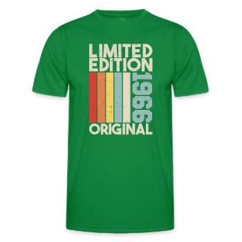 1966 - Limited Edition Birthday Gift 1966 Original - Männer Funktions-T-Shirt - Kelly Green - Vorne - AI Model Male 178 dark (178cm)
