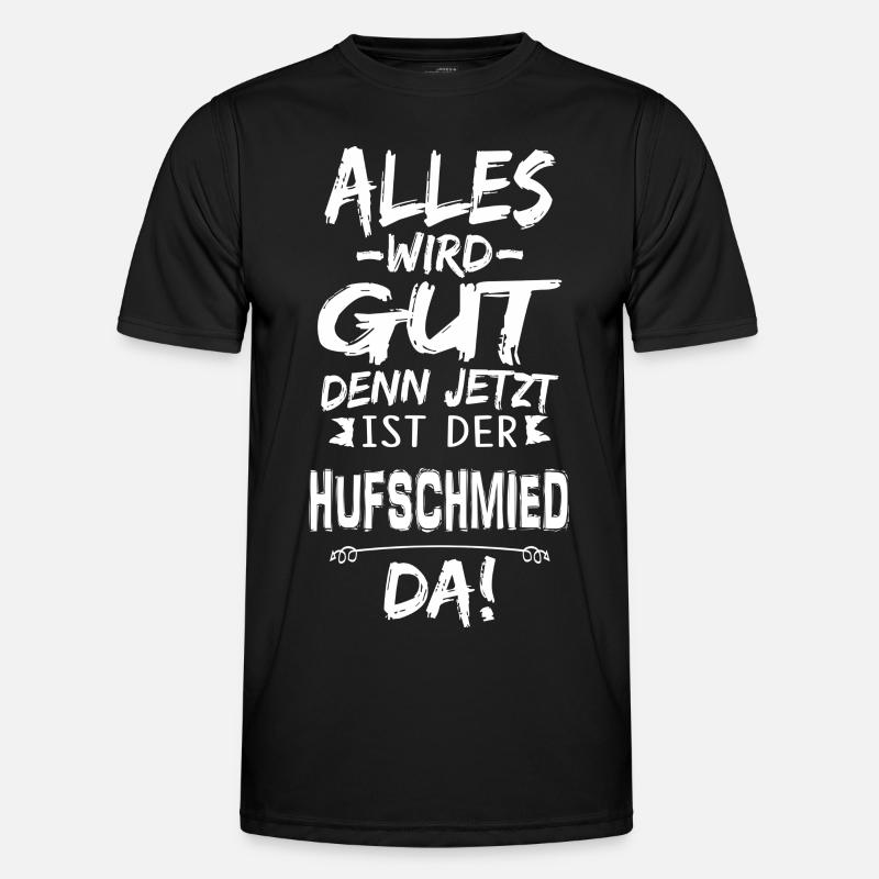 HUFSCHMIED - Männer Funktions-T-Shirt - Schwarz