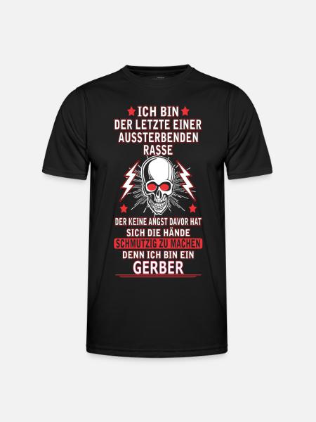 GERBER - Männer Funktions-T-Shirt - Schwarz