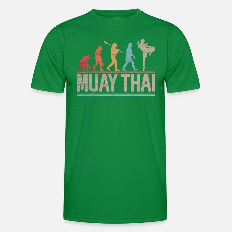 Muay Thai Evolution Kickboxing Martial Arts Men's Functional T-Shirt