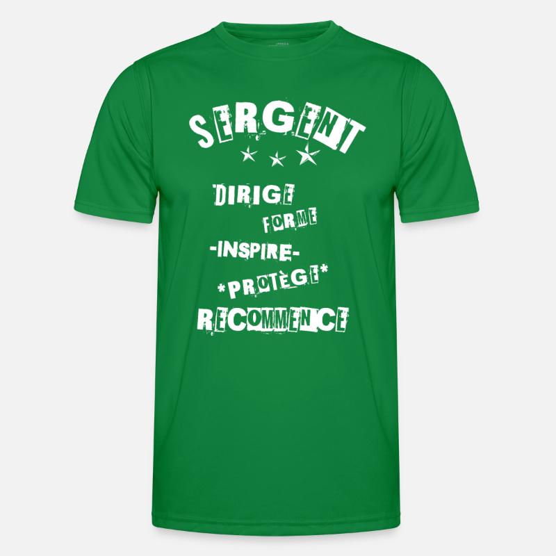 Sergeant: Inspire and Protect! B Men's Functional T-Shirt