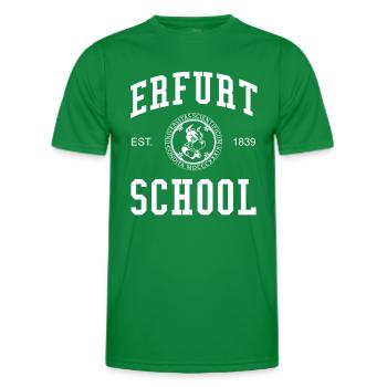 École d’Erfurt Université Université École universitaire - T-shirt sport Homme - vert - Devant - AI Model Male 178 dark (178cm)