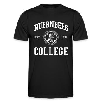 Collège de Nuremberg Collège universitaire - T-shirt sport Homme - noir - Devant - AI Model Male 178 dark (178cm)
