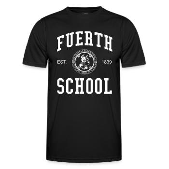 Fürth School University College University School - T-shirt sport Homme - noir - Devant - AI Model Male 178 dark (178cm)