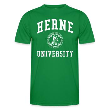 Université Herne Universität Hochschule Uni - T-shirt sport Homme - vert - Devant - AI Model Male 178 dark (178cm)