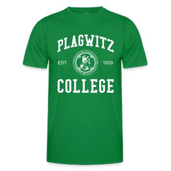 Leipzig Plagwitz Collège Universitaire École Universitaire - T-shirt sport Homme - vert - Devant - AI Model Male 178 dark (178cm)