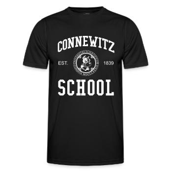 Leipzig Connewitz School University School University - T-shirt sport Homme - noir - Devant - AI Model Male 178 dark (178cm)