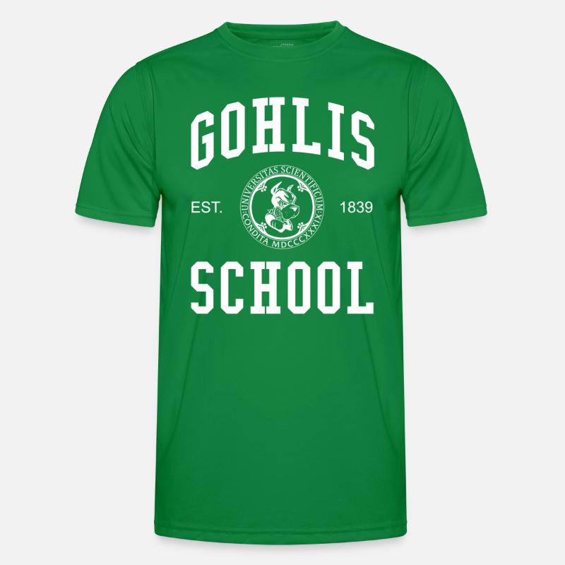 Leipzig École Gohlis École universitaire Université T-shirt sport Homme