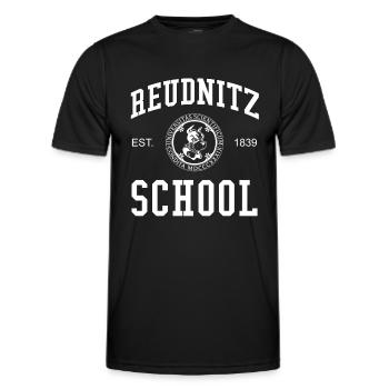 Leipzig Reudnitz School University School University - T-shirt sport Homme - noir - Devant - AI Model Male 178 dark (178cm)