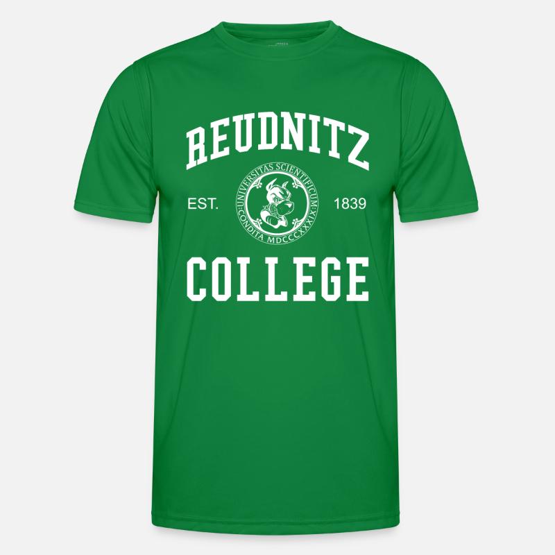 Leipzig Reudnitz Collège École universitaire Université T-shirt sport Homme