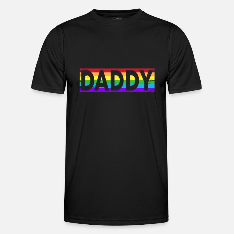 Funny Pride Daddy - Stolzes schwules lesbisches LGBT-Geschenk Männer Funktions-T-Shirt