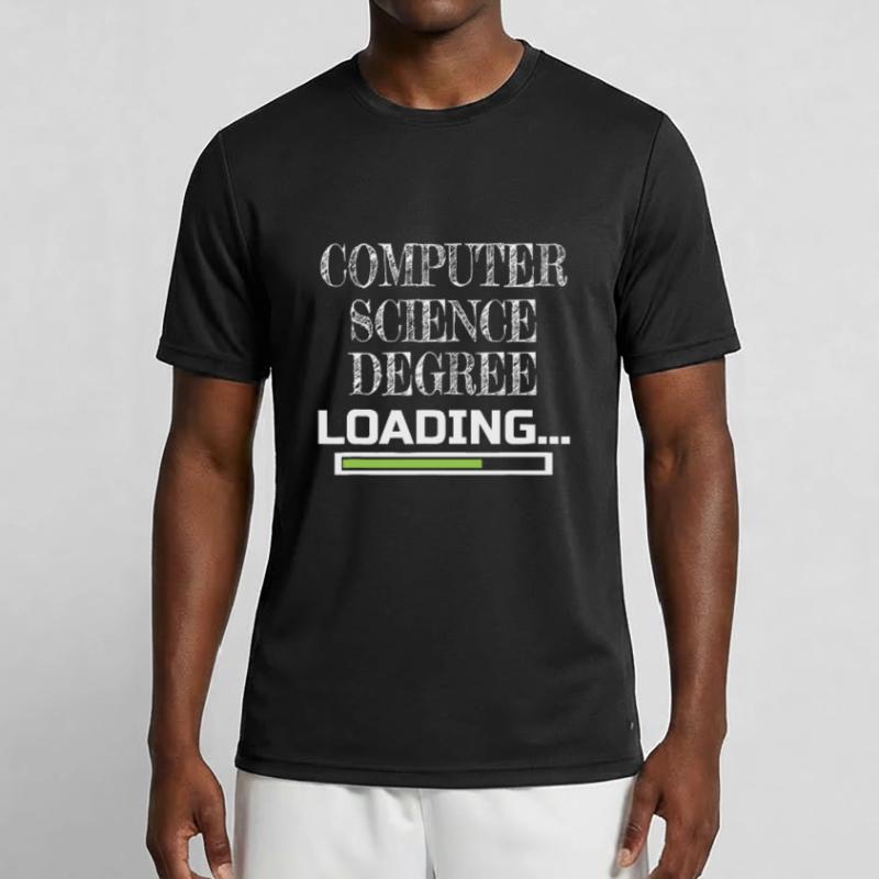 Informatik-Abschluss Loading CS School Major Männer Funktions-T-Shirt