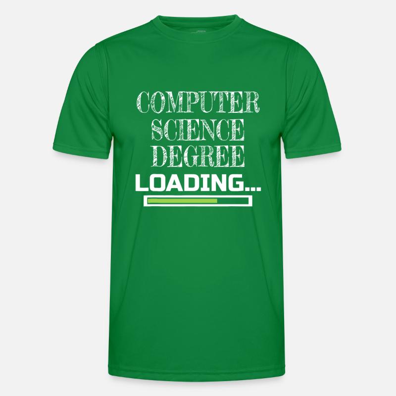 Informatik-Abschluss Loading CS School Major Männer Funktions-T-Shirt
