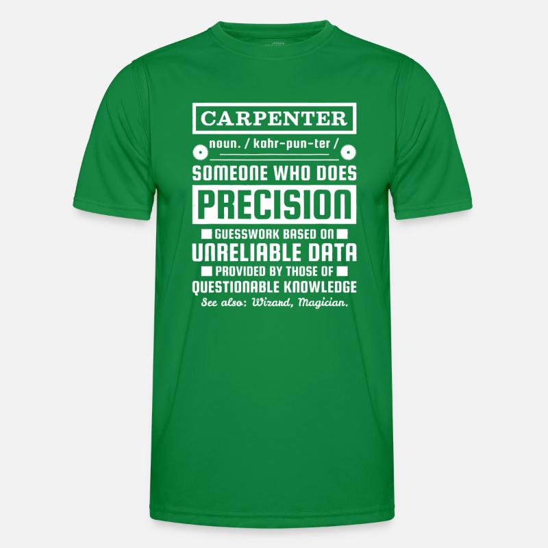 Funny Carpenter Definition Männer Funktions-T-Shirt