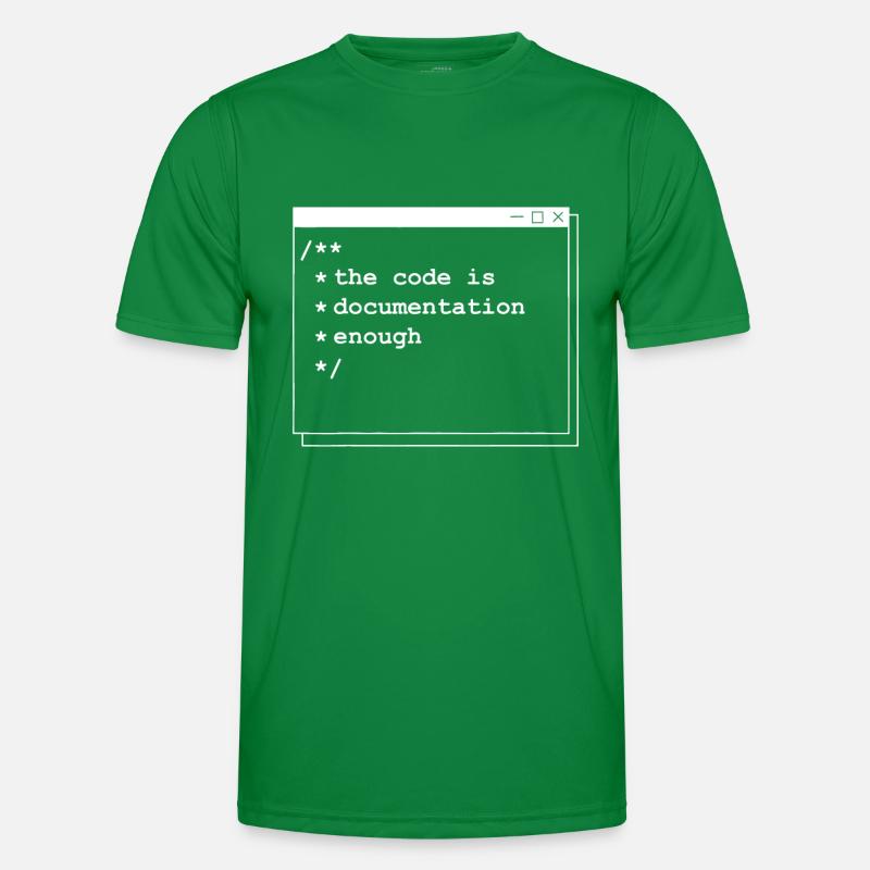 Le code suffit | Nerd de la programmation informatique T-shirt sport Homme