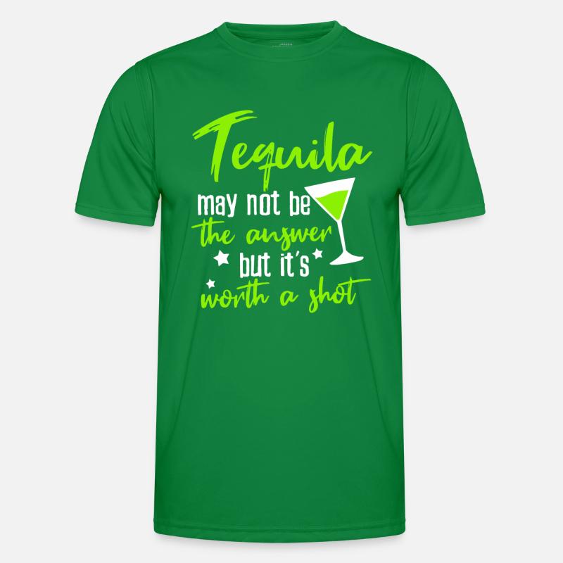 Tequila einen Versuch wert Männer Funktions-T-Shirt