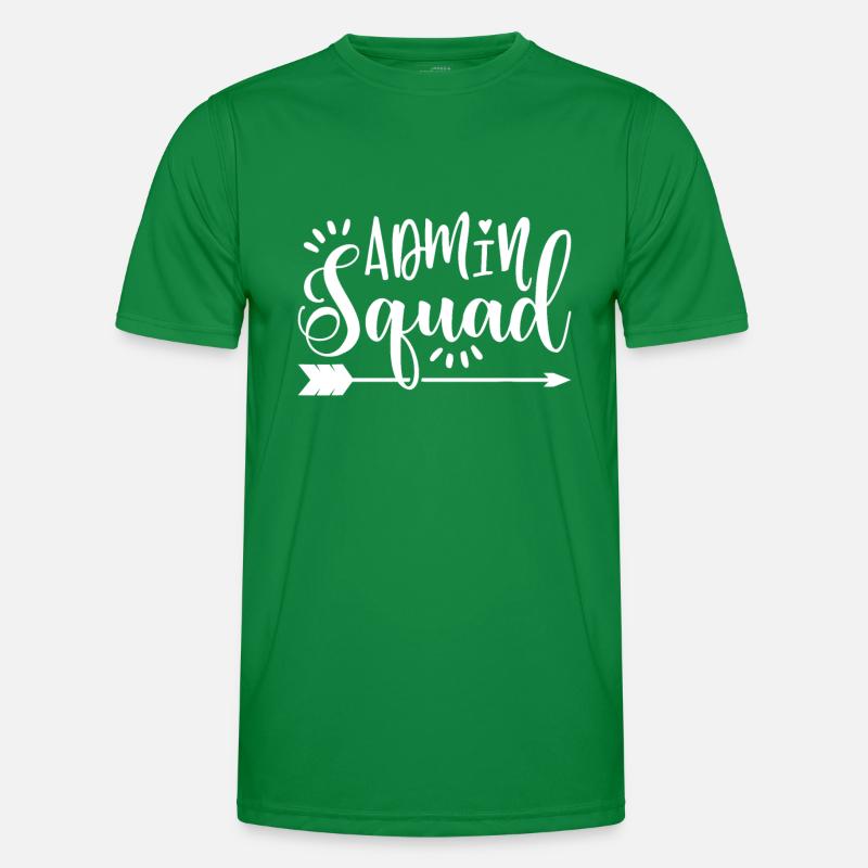 Schul-Admin-Geschenk-Admin-Squad Männer Funktions-T-Shirt