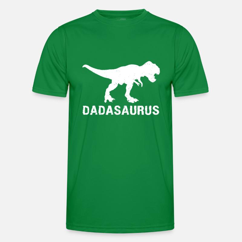 Best Dada Dinosaur Dadasaurus Father's Day Men's Functional T-Shirt